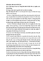 Nội dung thi môn lịch sử Đảng –Trường Đại học bách khoa – đại học Đà Nẵng