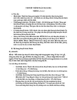 Đề tài thuyết trình Hàng hóa trong vận tải biển - Logistics vận tải hàng hóa | Trường Đại học Giao thông Vận Tải