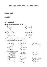 Đề cương môn giải tích 3- Trường Đại học bách khoa - Đại học đà nẵng.