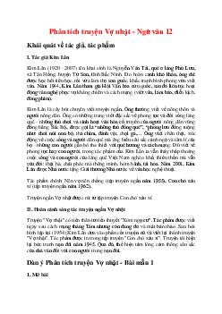 TOP 19 bài Phân tích Vợ nhặt hay nhất - Ngữ Văn 12