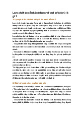 Lạm phát do cầu kéo (demand-pull inflation) là gì ?