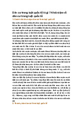 Dân cư trong luật quốc tế là gì ? Khái niệm về dân cư trong luật quốc tế