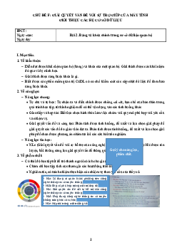 Bài 2: Bảng và khoá chính trong cơ sở dữ liệu quan hệ | Giáo án Tin học 11 Cánh diều