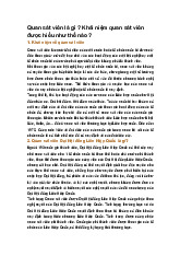 Quan sát viên là gì ? Khái niệm quan sát viên được hiểu như thế nào ?