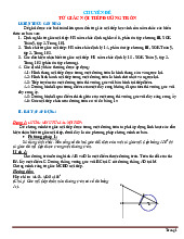 Chuyên Đề Tứ Giác Nội Tiếp Một Đường Tròn Toán 9 Có Lời Giải