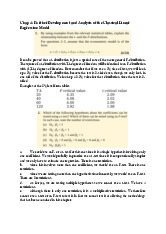 Econ Final: Regression Analysis and Time-Series Modelling Notes | Môn Econometrics with Financial Application - Trường Đại học Quốc tế, Đại học Quốc gia Thành phố Hồ Chí Minh