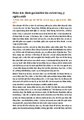 Phân tích đánh giá bài Nữ Oa vá trời hay, ý nghĩa nhất