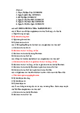 Trắc nghiệm Cơ Sở Văn Hóa Việt Nam | Trường Đại học Khoa Học Xã Hội và Nhân Văn, Đại học Quốc gia Hà Nội