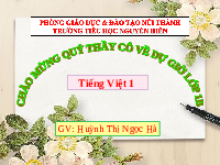 Giáo án điện tử Tiếng việt 1 bài 56 Chân trời sáng tạo: Học vấn: Ep, êp, up, ip