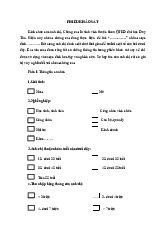 Phiếu Khảo Sát Ý Kiến Khách Hàng - QTKD