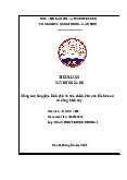 Nâng cao năng lực lãnh đạo và sức chiến đấu của tổ chức cơ sở đảng hiện nay | Tiểu luận Xây dựng đảng