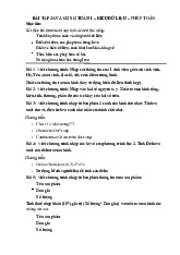 Bài tập JAVA cơ sở tuần 1 - Kiểu dữ liệu - Phép toán môn Công nghệ thông tin| Trường Đại học Kinh doanh và Công nghệ Hà Nội