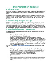 Hướng Dẫn Viết Tiểu Luận Chi Tiết: Cách Thức & Yêu Cầu