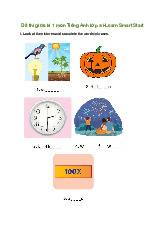 Đề thi giữa học kì 1 môn Tiếng Anh 5 năm 2024 - 2025 sách i-Learn Smart Start