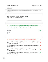 Đáp án C7 Giáo dục quốc phòng và an ninh