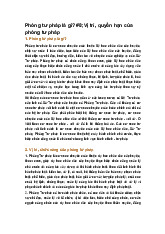 Phòng tư pháp là gì? #8;Vị trí, quyền hạn của phòng tư pháp