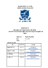 Đề cương môn Tư tưởng Hồ chí minh - trường đại học Ngoại ngữ Đại học quốc gia Hà Nội.
