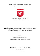 KHỞI NGHIỆP SÁNG TẠO - DOANH NGHIỆP NỘI THẤT TÁI CHẾ | Đại học Văn Lang