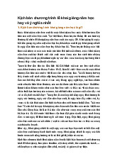 Kịch bản chương trình lễ khai giảng năm học hay và ý nghĩa nhất