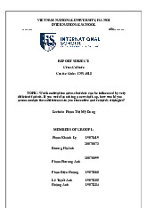 Work motivation across borders can be influenced by very different factors. If you were launching a new start-up, how would you accommodate these differences in your incentive and rewards strategies? | Bài tiểu luận học phần Cross Culture