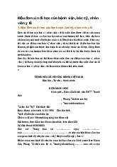 Mẫu đơn xin đi học của bệnh viện, bác sỹ, nhân viên y tế