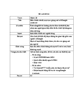 Báo cáo về Điều khiển tốc độ quạt qua giọng nói với Google Assistant - Thiết kế hệ thống nhúng - Học Viện Kỹ Thuật Mật Mã