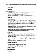 [ TÀI LIỆU ] AN TOÀN VỚI MÔI TRƯỜNG CÔNG NGHỆ TRONG GIA ĐÌNH | Trường Đại học Hải Phòng