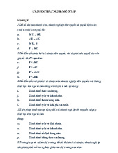 Câu hỏi trắc nghiệm chương 6 môn kinh tế vi mô –Trường Đại học Nguyễn Tất Thành