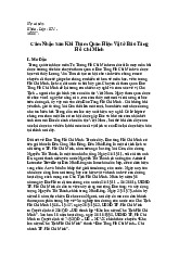 Cảm Nhận Sau Khi Tham Quan Bảo Tàng Hồ Chí Minh - K21