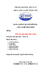 Báo cáo bài tập lớn: Web bán phụ kiện điện thoại môn Công nghệ phần mềm | Trường Đại học Thủy Lợi
