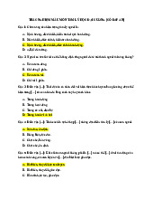 Trắc nghiệm môn Tâm lý học đại cương (Có đáp án) | Đại học Hà Tĩnh