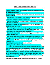 Đề Cương Câu Hỏi Môn Triết học Mác - Lênin | Đại học Bách Khoa Hà Nội