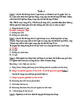 TOP câu hỏi trắc nghiệm về giá trị hàng hóa Môn Kinh tế chính trị Mác-Lenin | Đại học Bách Khoa Hà Nội