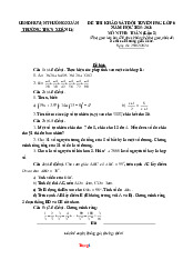 Đề Khảo Sát HSG Toán 6 THCS Xuân Lẹ 2025-2026 Có Đáp Án Lần 2