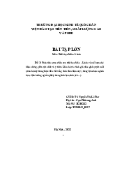 Phân tích quan điểm của triết học Mác - Lênin về mối quan hệ biện chứng giữa vật chất và ý thức.  - Triết học Mác Lenin | Đại học Kinh Tế Quốc Dân