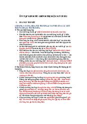 Ôn tập kinh tế chính trị Mac-Lenin học kỳ 2020 | Trường đại học Bách Khoa Hà Nội