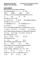 Đề cương học kì 1 Toán 6 năm 2025 – 2026 trường THCS Phúc Diễn – Hà Nội