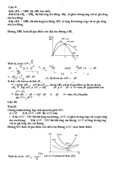 Bài tập kinh tế vi mô | Trường đại học Thương mại