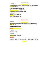 BẤT PHƯƠNG TRÌNH MŨ & LOG - Tài Liệu Ôn Tập Toán