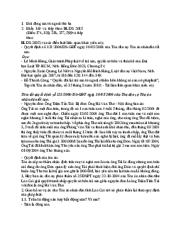 Bài thảo luận về tài sản quyền sở hữu | Trường Đại học Luật TPHCM