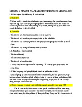 Tài liệu soạn bài quy chế pháp lý hành chính của tổ chức xã hội | Trường Đại học Luật, Đại học Quốc gia Hà Nội