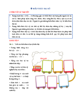Bài tập đại số toán lớp 7 biểu thức đại số ( có lời giải )