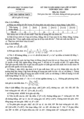 Đề tuyển sinh lớp 10 môn Toán năm 2025 – 2026 sở GD&ĐT Nghệ An
