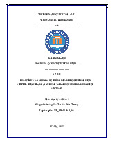 Nghiên cứu, phân tích thực trạng thiết kế và hiệu quả triển khai hệ thống nhận diện thương hiệu của Tổng Công ty Viễn thông Viettel | Bài thảo luận quản trị thương hiệu