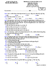 Đề khảo sát Toán 11 lần 2 năm 2023 – 2024 trường THPT Tĩnh Gia 2 – Thanh Hóa
