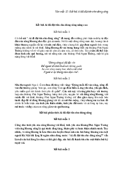 TOP 45 mẫu kết bài tác phẩm Ai đã đặt tên cho dòng sông | Văn mẫu 12