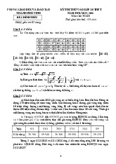 Đề thi thử vào lớp 10 môn Toán năm 2025 – 2026 phòng GD&ĐT Vinh – Nghệ An