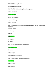 Phần III Chương chi dưới - Tổng hợp Câu hỏi trắc nghiệm và đáp án môn Giải phẫu Trường Đại học Y Dược, Đại học Quốc gia Hà Nội