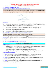 Chương VIII: quan hệ vuông góc trong không gian  - Bài 1: hai đường thẳng vuông góc môn Toán 11