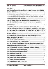 Luận văn tốt nghiệp môn Quản trị kinh doanh  | Trường đại học kinh doanh và công nghệ Hà Nội